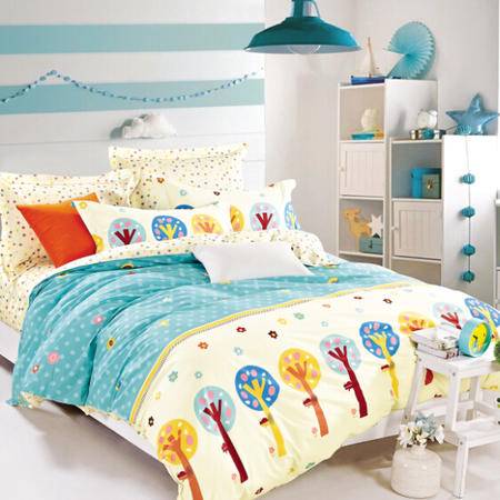 華智家紡 純棉斜紋印花小被罩 單人被罩 新品 夢幻森林圖片大全 郵樂官方網(wǎng)站